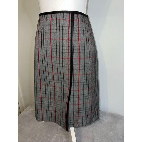 Women’s Vintage Plaid Midi Knee Length Skirt 14 - Picture 4 of 7